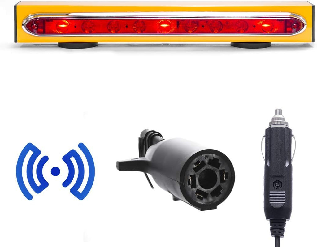 Wireless Trailer Tow Lights with Safety Straps H998