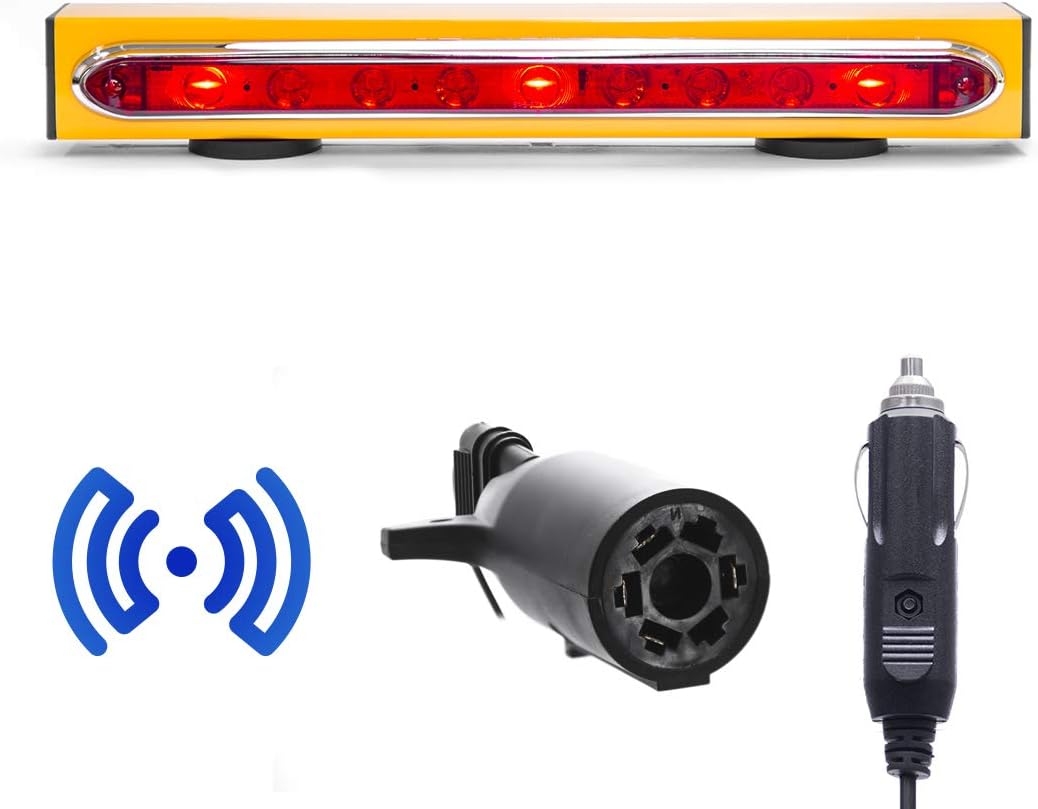 Wireless Trailer Tow Lights with Safety Straps H998
