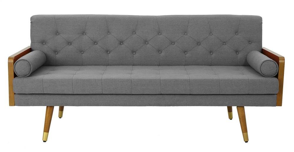 Gray Mid Century Sofa Y803839