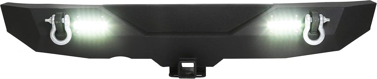 Steel Rear Bumper with D-Ring with LED Lights W738828