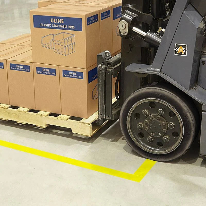 Yellow Solid Floor Tape 100& Roll N780