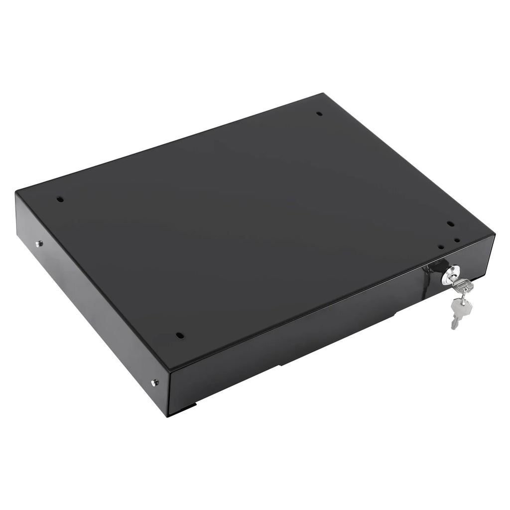 Black Sliding Drawer Storage Tray with Keys P70643