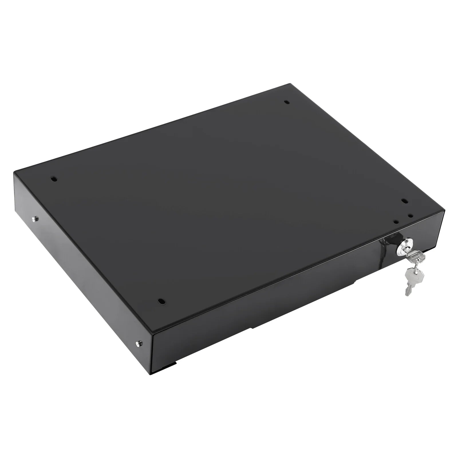 Black Sliding Drawer Storage Tray with Keys P70643