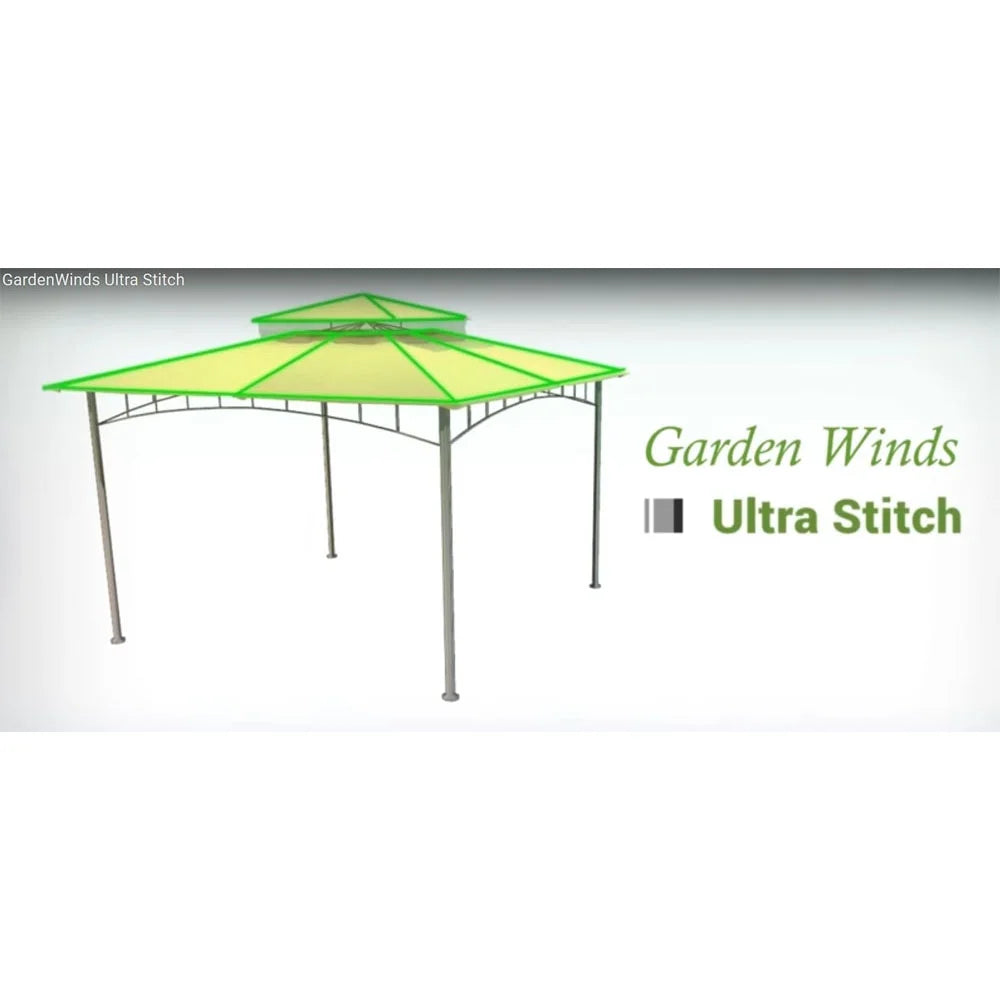 Cabana Blue Replacement Canopy Top Cover for Callaway Gazebo L7235