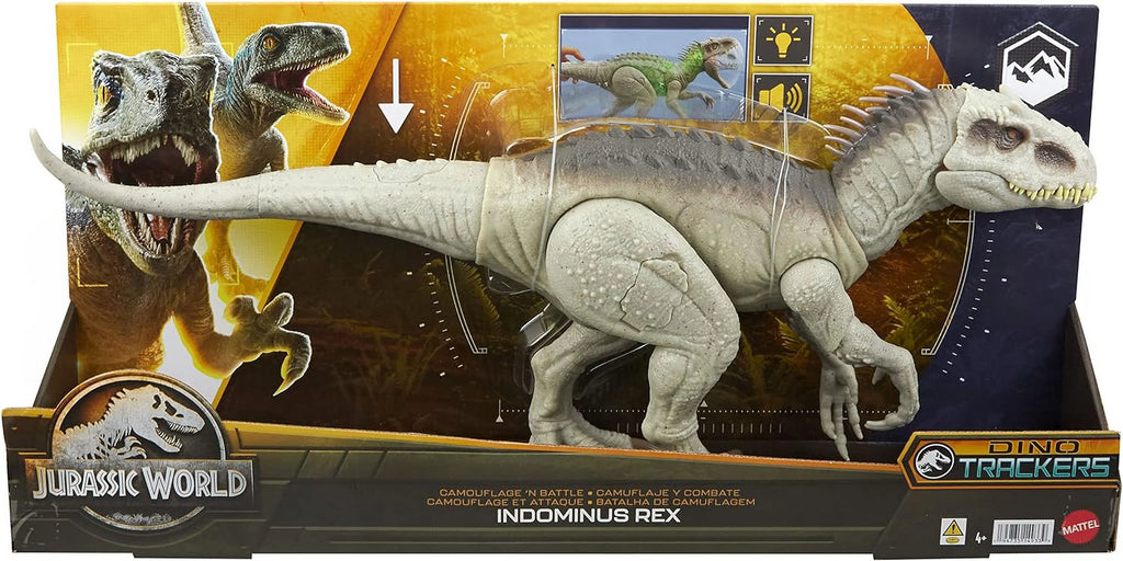 Camouflage 'N Battle Indominus Rex Dinosaur Toy with Lights, Sounds & Motion D275619