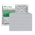 Silver MERV 8 24x28x4 Pleated AC Furnace Air Filter, Pack of 6 C9553