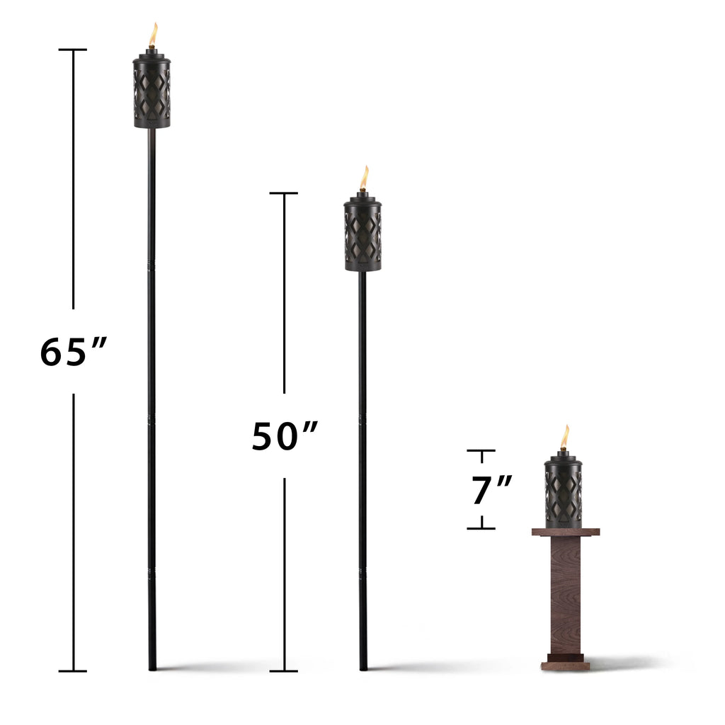Bronze Metal Torch C14003