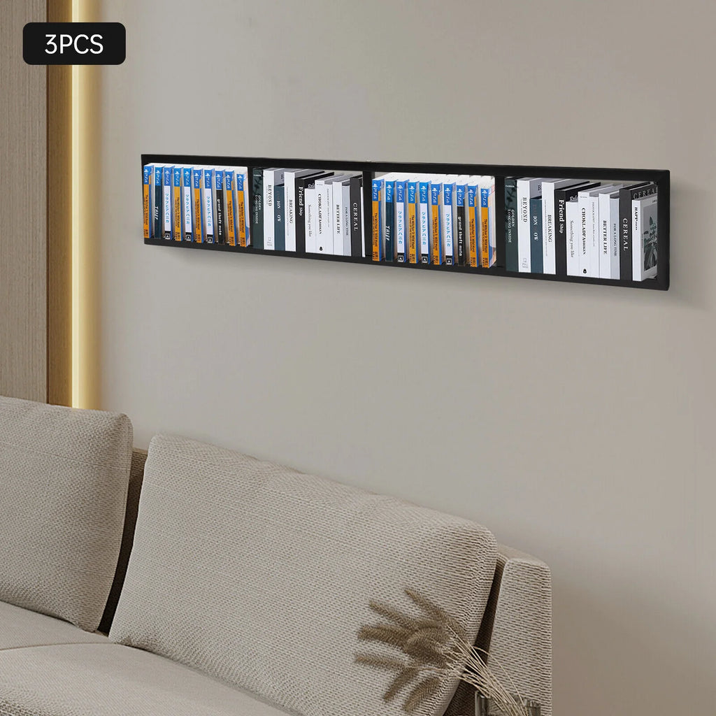 Wall Mount Video Game Storage Shelf CD DVD Media Organizer Rack Holder 34inch O2581