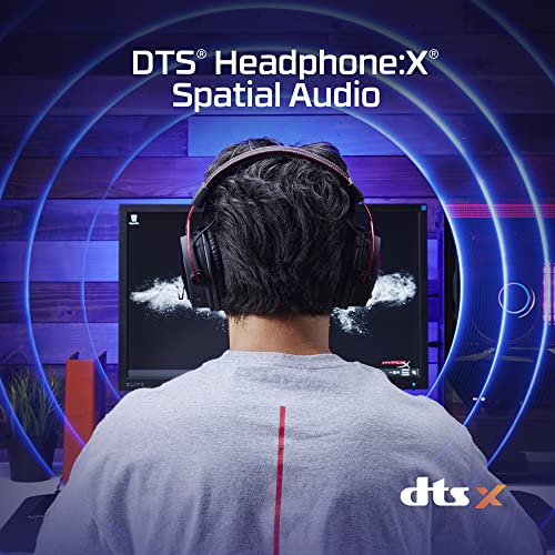 Red Wireless Gaming Headset with 300-hour battery life, Memory foam, Dual Chamber Drivers, Noise-canceling mic, Durable aluminum frame C753857
