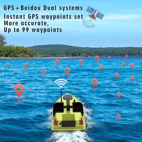 RC Fishing Bait Boat with GPS Auto Navigation Cruise Control Y5614