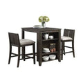 3 Piece Solid Wood Dining Set Y822