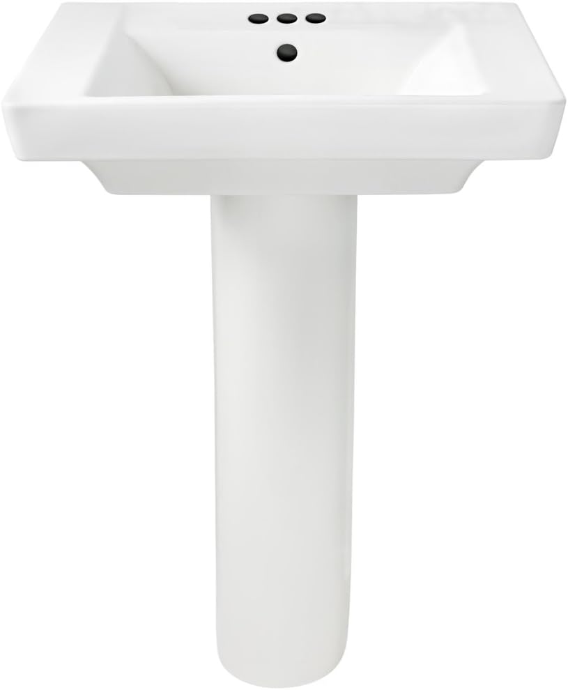 White 4-Inch Counter Pedestal B591898