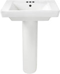 White 4-Inch Counter Pedestal B591898