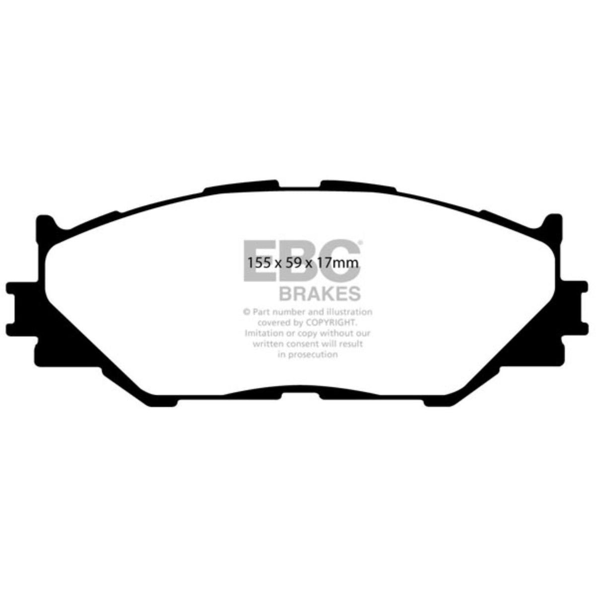 EBC Redstuff Brake Pads X590