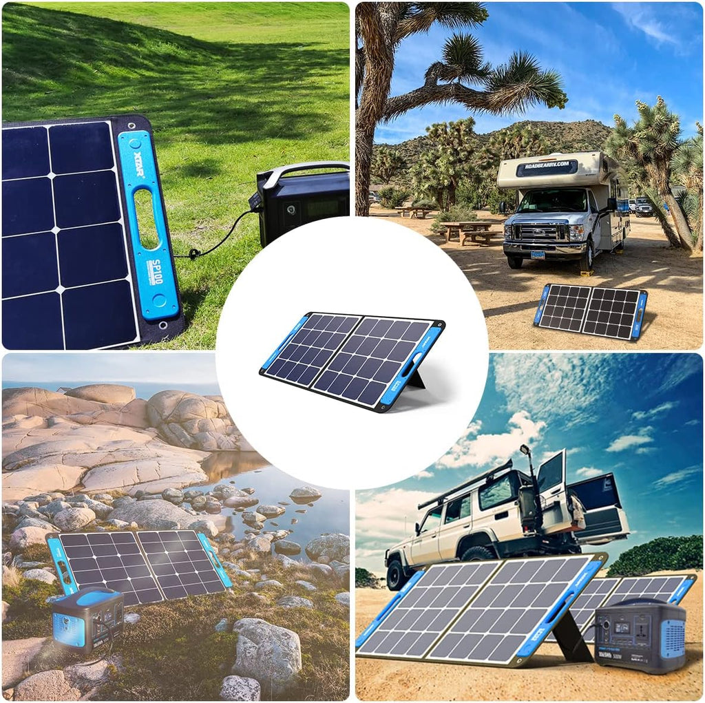 100W Portable Foldable Solar Panel R8113