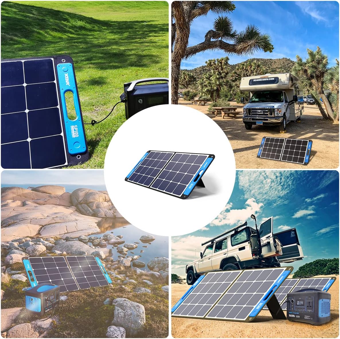 100W Portable Foldable Solar Panel R8113