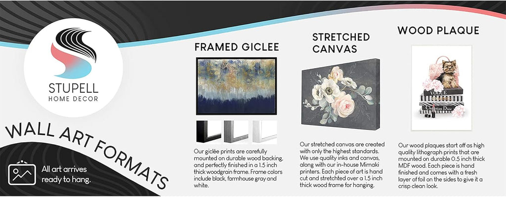 Blue Framed Wall Art, 2pc, Each 11 x 14 J866
