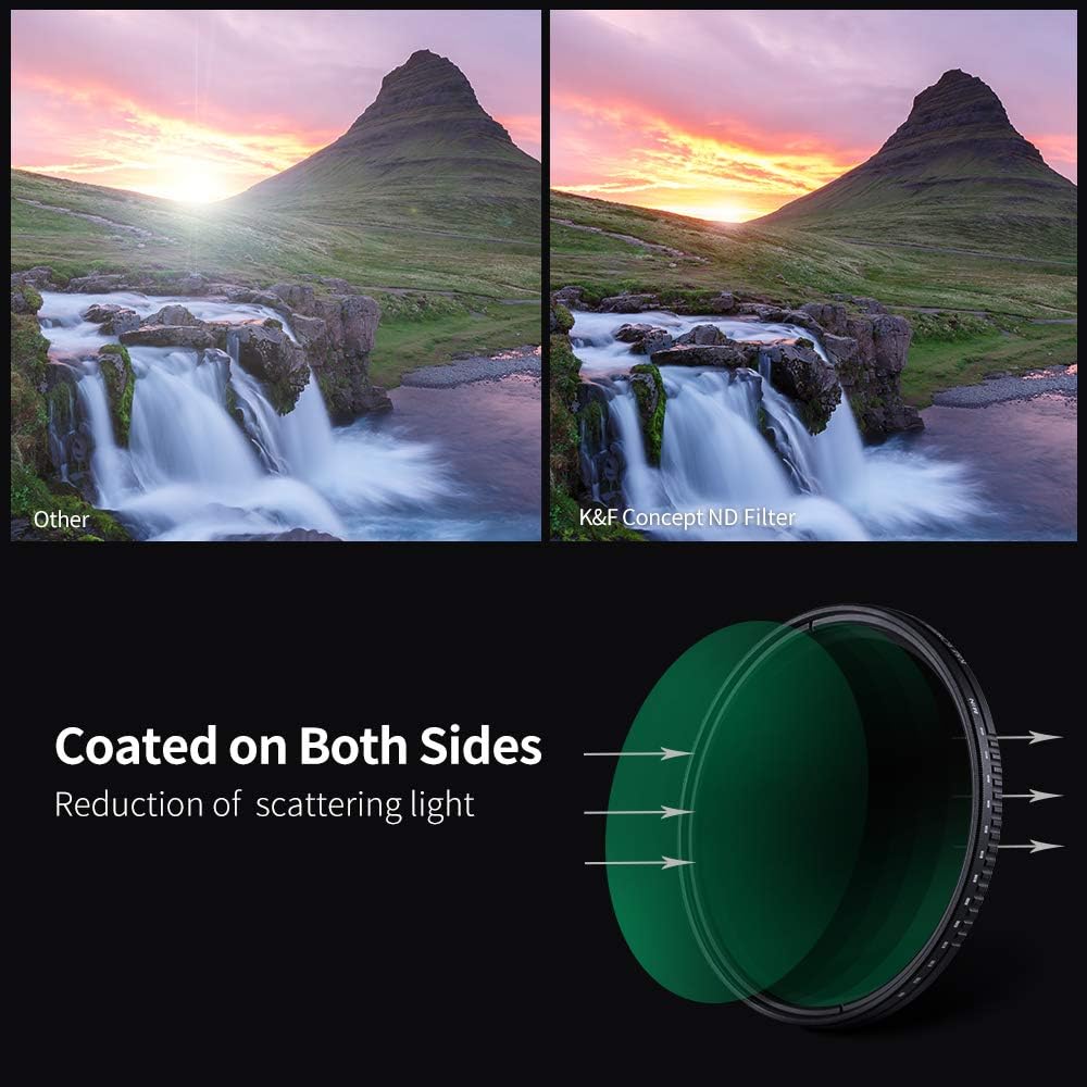 67mm Variable Neutral Density Filter ND8-ND2000 Pack of 2 X7772