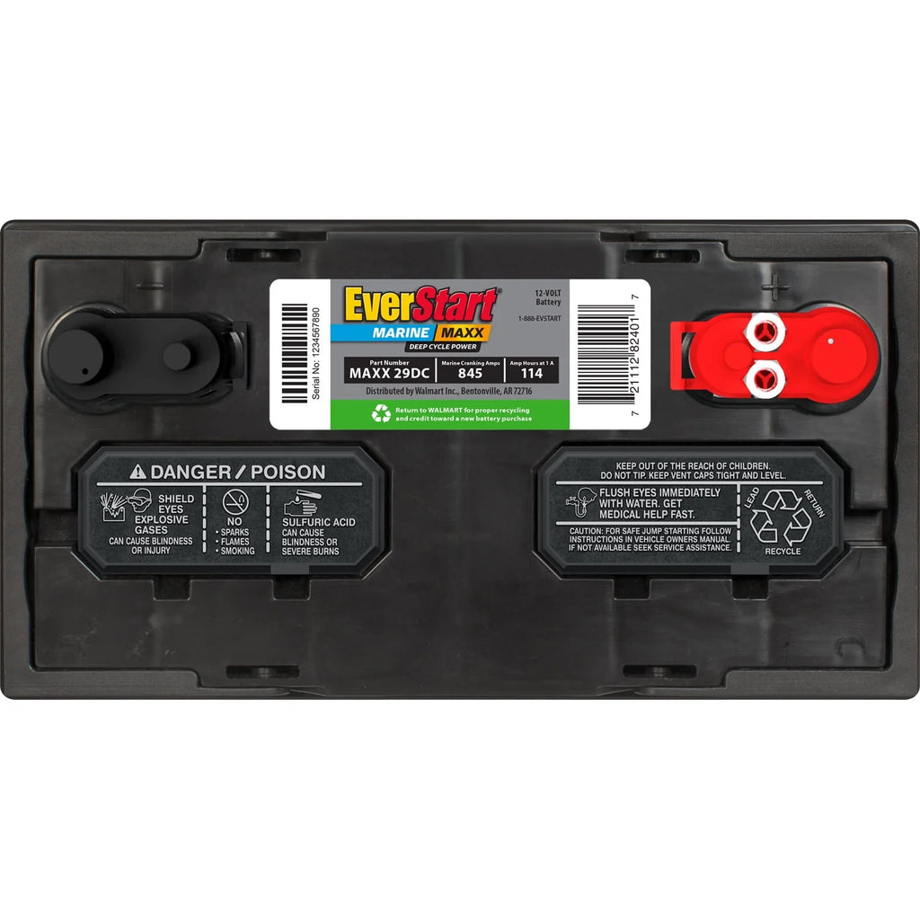 Group Size 29DC 12 Volt 845 CCA Marine Battery L78163
