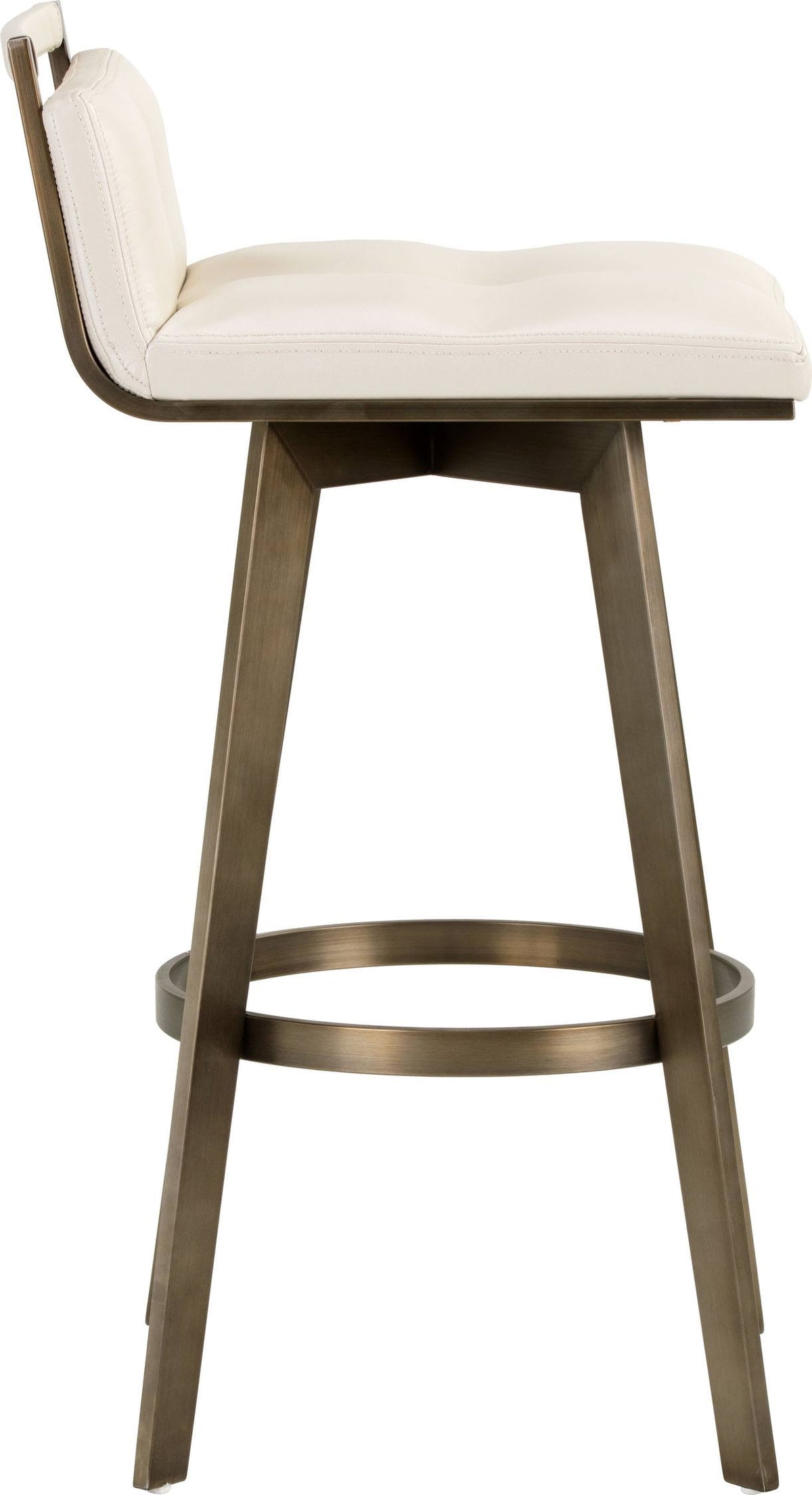 Cream Swivel Bar Stool L332551