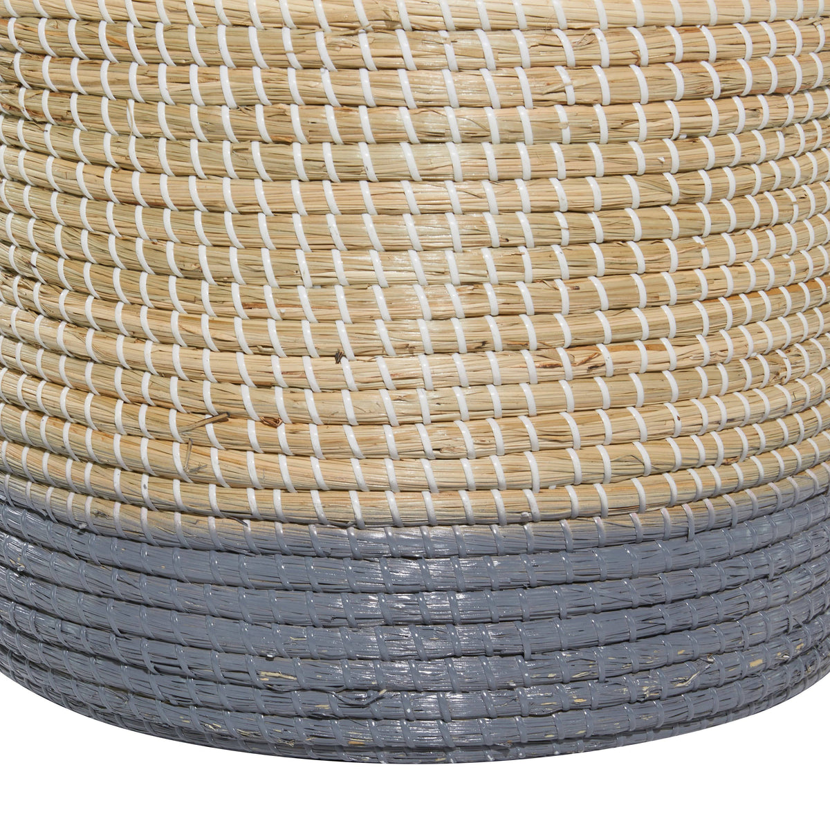 Set of 2 Brown Sea Grass Storage Basket D778