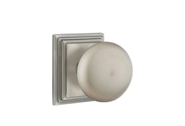 Pewter Passage Set with Knob and Rosette L78731