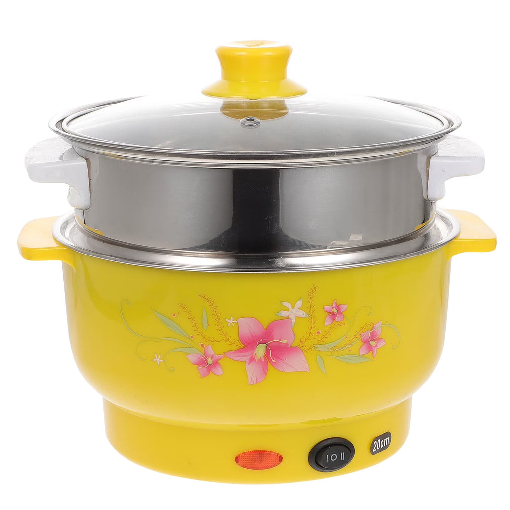 20cm Double Layers Electric Steamer Pot with UK Plug G8669