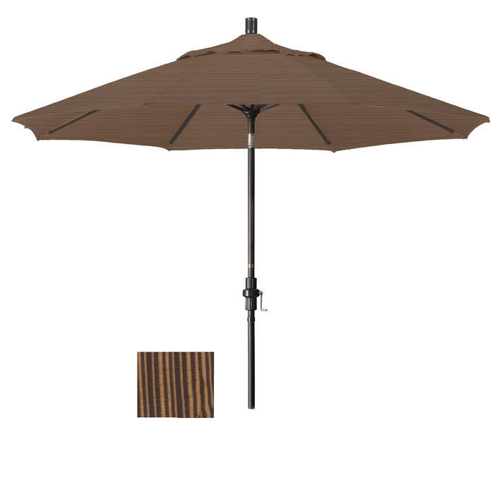 9-Foot Black Aluminum Market Umbrella K87064