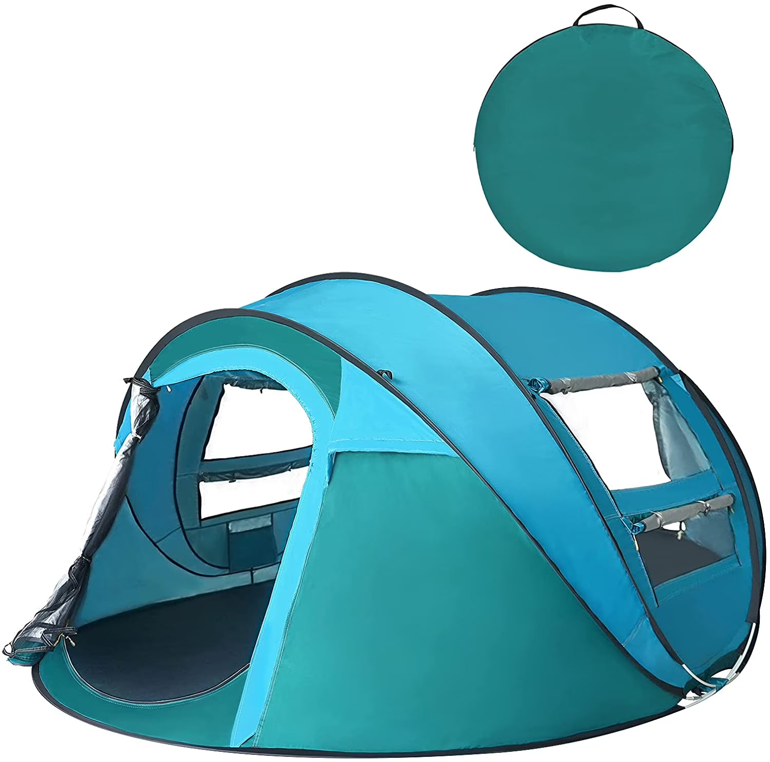 Blue Waterproof Pop Up Tent for Camping B437