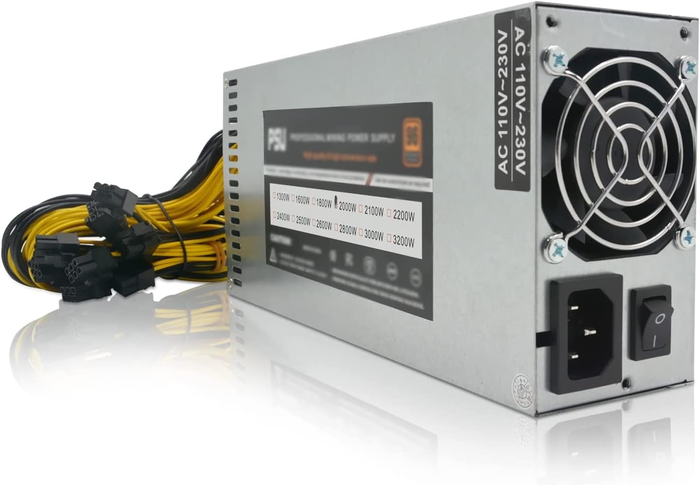 2000W 2U Single Channel Power Supply for 8 GPU P875544