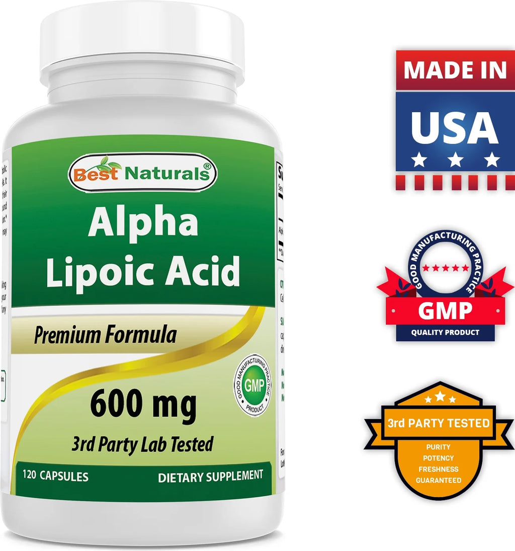 Alpha Lipoic Acid 600 mg 120 Capsules D761349