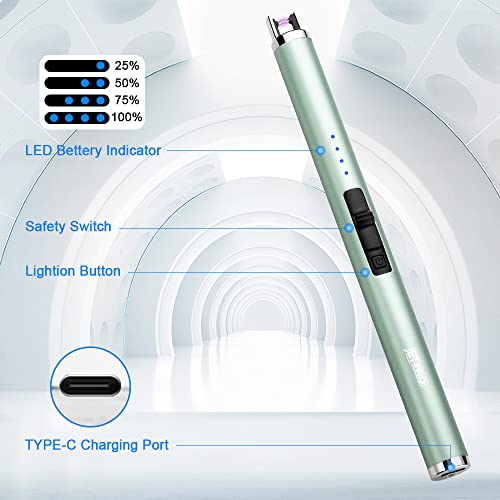 USB Rechargeable Arc Lighter Windproof Flameless S763