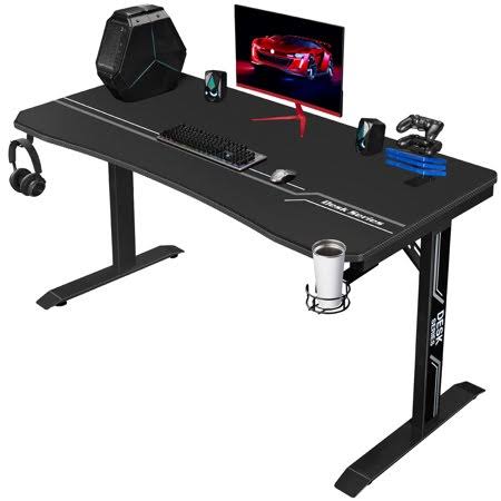 Carbon Fiber Surface Gaming Computer Desk with Cup Holder E748