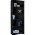 5-Shelf Standard Bookcase, Black Z23847