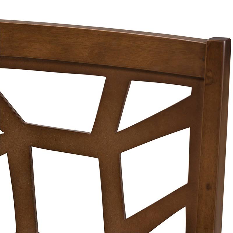 Light Brown Dining Side Chair Set of 2 O97257