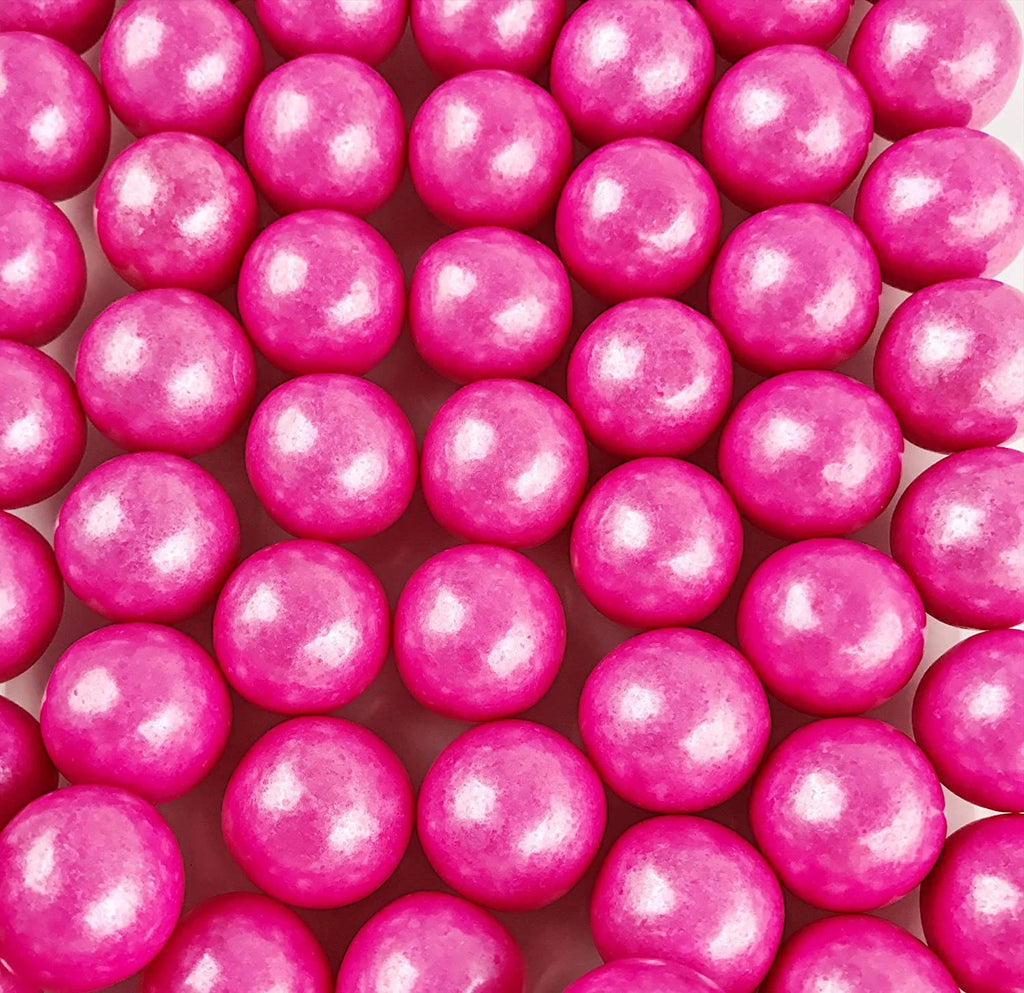 Shimmer Pink Gumballs, 2 lb. Bag, 1 inch Gum Balls F30012
