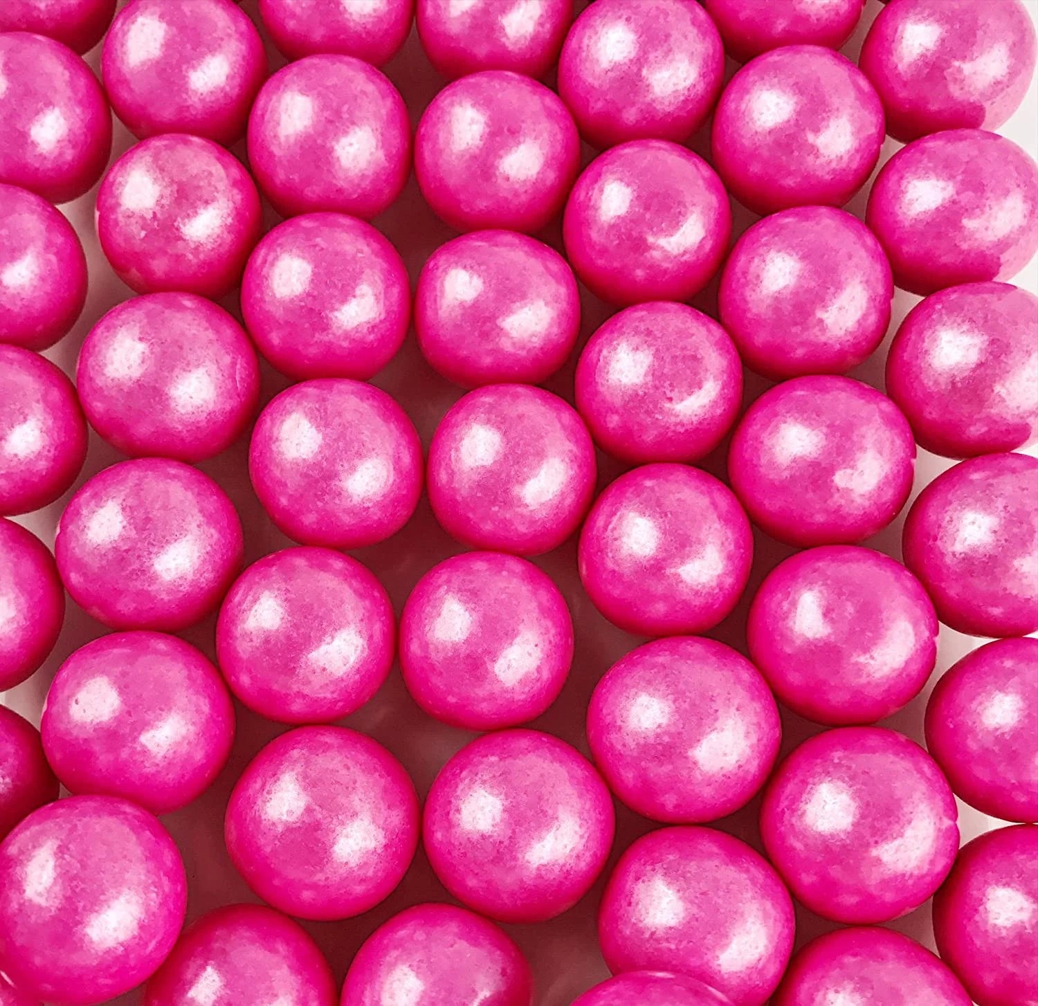 Shimmer Pink Gumballs, 2 lb. Bag, 1 inch Gum Balls F30012