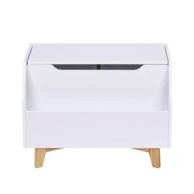 White Kids Toy Box with Storage and Bookcase U224623
