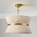 8-Light Farmhouse Bleached Natural Rope Chandelier G65151