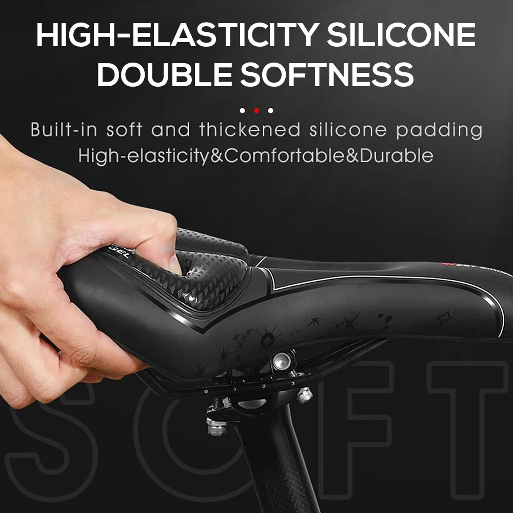 Bike Seat Cushion Padded Saddle H7314