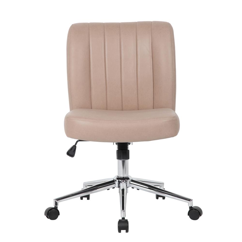 Tan Faux Leather Task Chair C84148