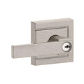 Satin Nickel Keyed Entry Lever Lock K5270