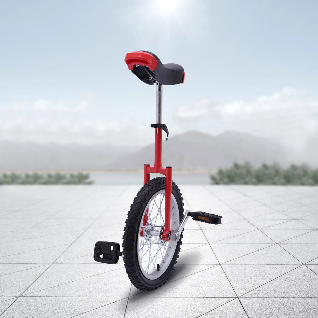 16 Wheel Unicycle with Steel Rim, Adjustable Height R1091