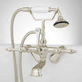Polished Nickel Tub Wall-Mount Faucet with Hand Shower H8140