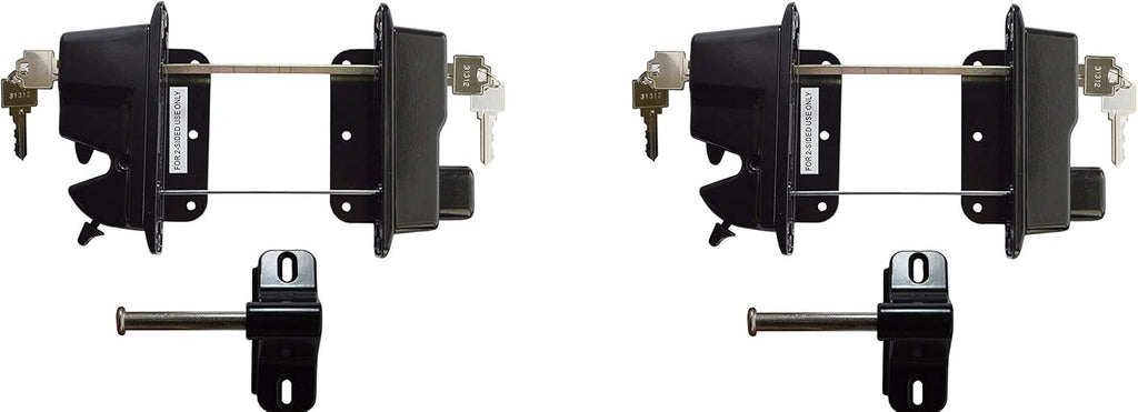 Black Zinc Diecast Metal Key Lockable Latch K394547