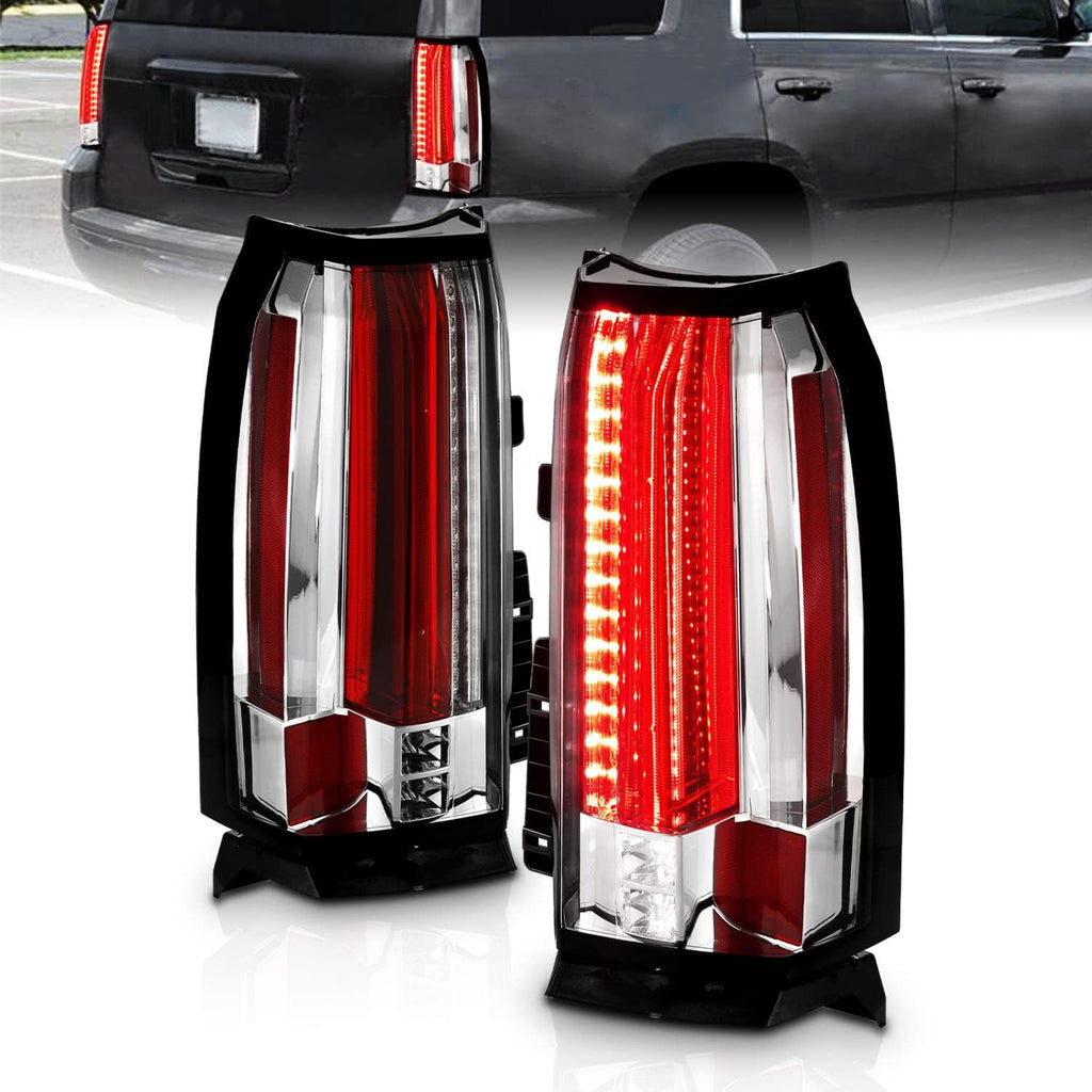 Black LED Parking Light Bar Brake and Reverse Tail Lights K9770