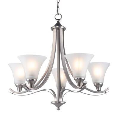 Light Shaded Classic Traditional Chandelier S7434