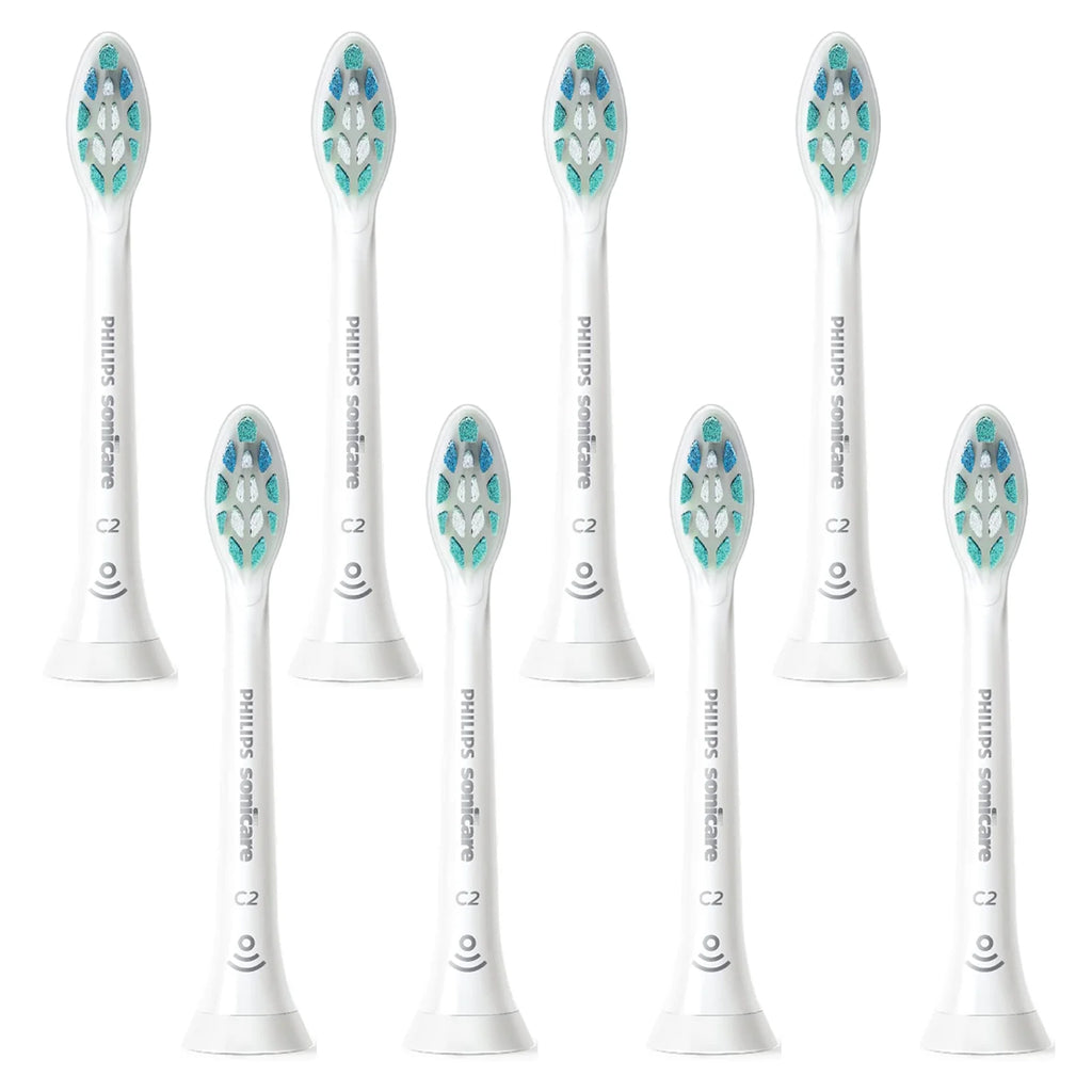 White 8 Pack Toothbrush Head S880