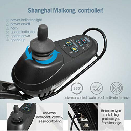 Blue Electric Power Wheelchair P700