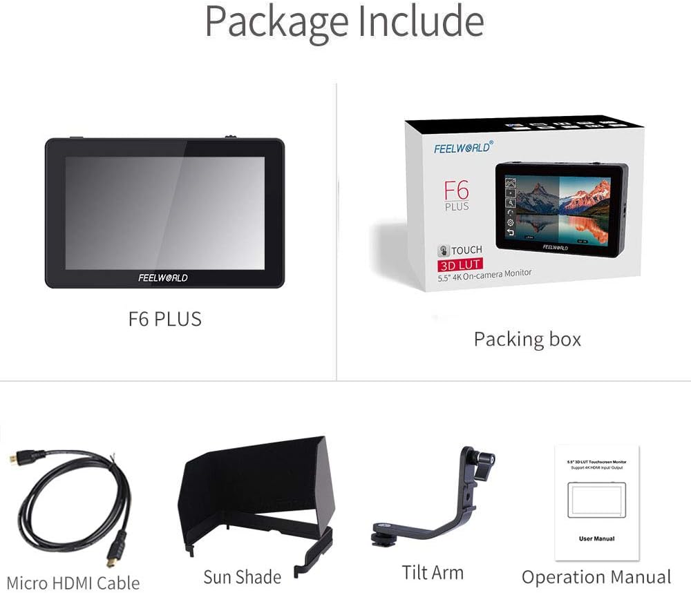 5.5 Inch Touch Screen Field Monitor with 4K HDMI X350